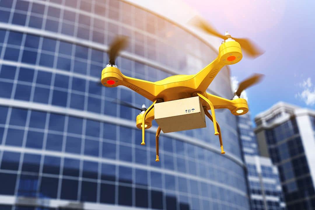 parcell delivery by drone